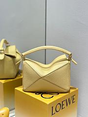 Loewe Mini Puzzle Geometric Bag Yellow Size 18 x 7.5 x 12 cm - 5