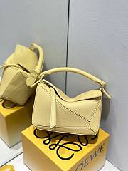 Loewe Mini Puzzle Geometric Bag Yellow Size 18 x 7.5 x 12 cm - 3