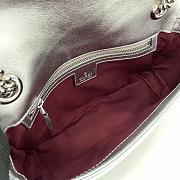 Gucci GG Marmont Small Shoulder Bag Silver Size 26 x 15 x 7 cm - 5