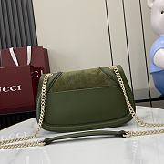 Gucci Blondie Small Handbag Green Nubuck Leather Size 26 x 16 x 8 cm - 6