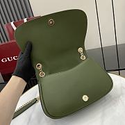 Gucci Blondie Small Handbag Green Nubuck Leather Size 26 x 16 x 8 cm - 2