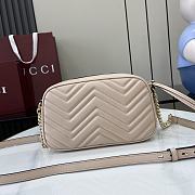 Gucci GG Marmont Small Light Pink Shoulder Bag Size 24 x 13 x 7 cm - 5