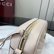 Gucci GG Marmont Small Light Pink Shoulder Bag Size 24 x 13 x 7 cm - 3