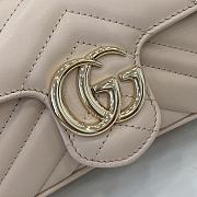 Gucci GG Marmont Super Mini Shoulder Bag Light Pink Size 16.5 x 10 x 4.5 cm - 3