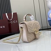 Gucci GG Marmont Small Top Handle Bag Light Pink Size 17 x 13 x 6 cm - 4