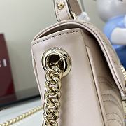 Gucci GG Marmont Small Top Handle Bag Light Pink Size 17 x 13 x 6 cm - 3