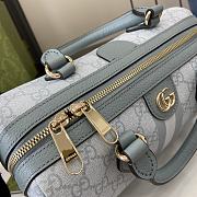 Gucci Ophidia Mini Top Handle Bag In Dusty Blue Size 17.5 x 26.5 x 14 cm - 6