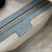 Gucci Ophidia Mini Top Handle Bag In Dusty Blue Size 17.5 x 26.5 x 14 cm - 2