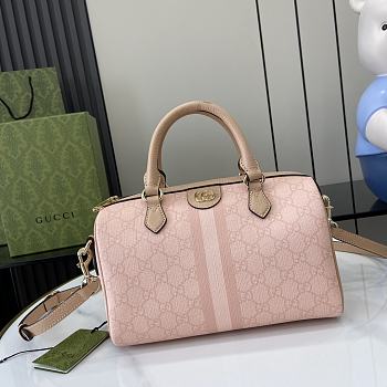 Gucci Ophidia Mini Top Handle Bag In Pink Size 17.5 x 26.5 x 14 cm