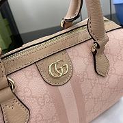 Gucci Ophidia Mini Top Handle Bag In Pink Size 17.5 x 26.5 x 14 cm - 5