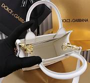 Dolce & Gabbana DG Logo Bag Mini Tote White Bag Size 16.5 × 17.5 × 8 cm - 2