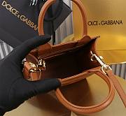 Dolce & Gabbana DG Logo Bag Mini Tote Brown Bag Size 16.5 × 17.5 × 8 cm - 4