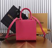 Dolce & Gabbana DG Logo Bag Mini Tote Pink Bag Size 16.5 × 17.5 × 8 cm - 4