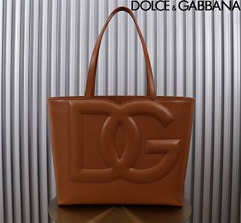 Dolce & Gabbana Sling Tote Brown Bag Size 30 x 35 x 14 cm