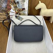 Hermes Constance Elan 24 cm Epsom Leather Haze Gray Silver Buckle - 6