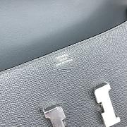 Hermes Constance Elan 24 cm Epsom Leather Haze Gray Silver Buckle - 2