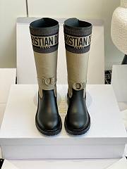 Dior D-Major Boot Warm Taupe and Black - 6