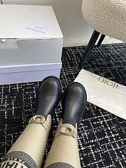 Dior D-Major Boot Warm Taupe and Black - 3