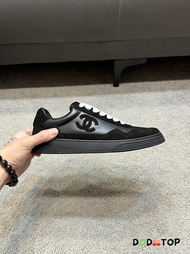 Chanel Men's Black/White Sneaker - 1