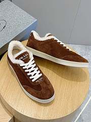 Prada Men Suede Sneakers Brown - 2