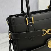 Dior Top Handle Black Bag Size 28 x 30 x 18 cm - 5