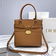 Dior Top Handle Brown Bag Size 28 x 30 x 18 cm - 1