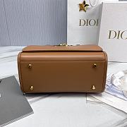 Dior Top Handle Brown Bag Size 28 x 30 x 18 cm - 5