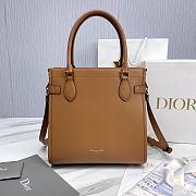 Dior Top Handle Brown Bag Size 28 x 30 x 18 cm - 2