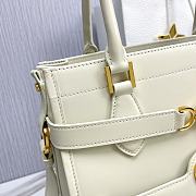 Dior Top Handle White Bag Size 28 x 30 x 18 cm - 2