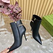 Gucci High Heel Ankle Boots Black 10.5 cm - 6