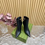 Gucci High Heel Ankle Boots Black 10.5 cm - 5