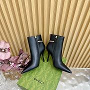 Gucci High Heel Ankle Boots Black 10.5 cm - 3