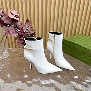 Gucci High Heel Ankle Boots White 10.5 cm - 6