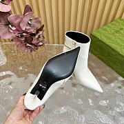 Gucci High Heel Ankle Boots White 10.5 cm - 2