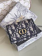 Dior Caro Card Holder Size 11 x 7.5 x 2.5 cm - 1