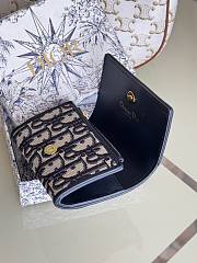 Dior Caro Card Holder Size 11 x 7.5 x 2.5 cm - 6