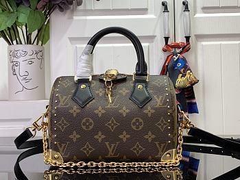 Louis Vuitton Speedy 20 Handbag M13146 Black Size 20 x 14 cm