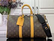 Louis Vuitton Keepall Bandoulière 35 Handbag M12765 Yellow Size 21 x 16 x 34 cm - 1