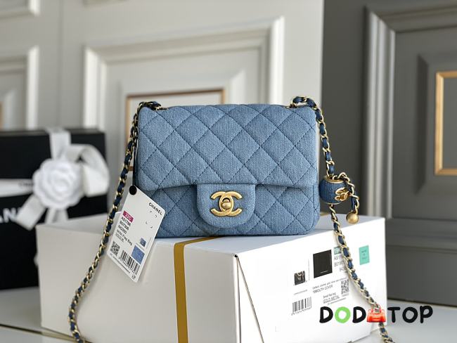 Chanel Denim Bag Size 18 cm - 1