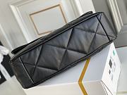 Chanel 19 Black Silver Buckle Size 25 x 36 x 11 cm - 4