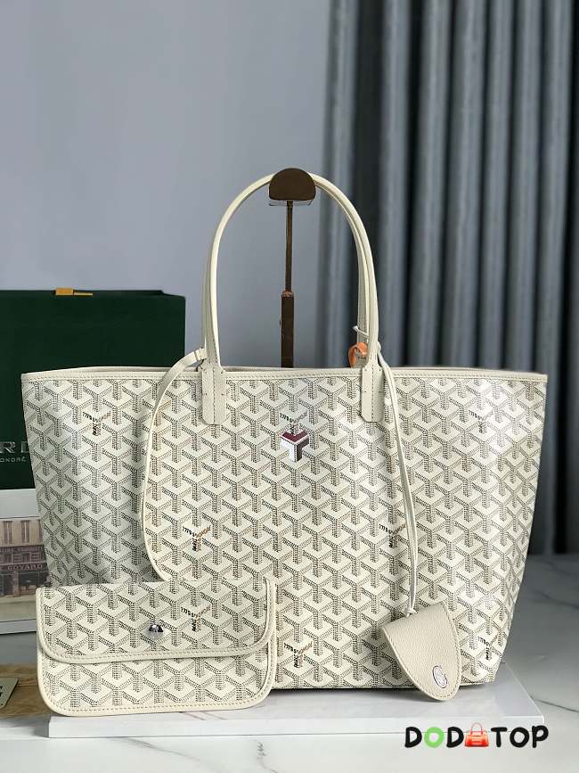 Goyard Saint Louis GM White Size 47 x 27 x 14 cm - 1