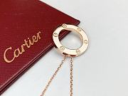 Cartier Classic Love Ring Necklace - 6