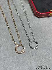 Cartier CNC Thick Chain Smooth Nail Necklace - 6