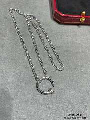 Cartier CNC Thick Chain Smooth Nail Necklace - 3