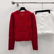 Dior Fitted Sweater Red  - 6