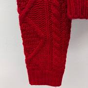 Dior Fitted Sweater Red  - 5