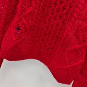 Dior Fitted Sweater Red  - 4