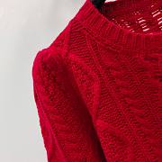 Dior Fitted Sweater Red  - 3