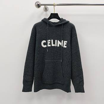 Celine Sweater In Ribbed Wool 