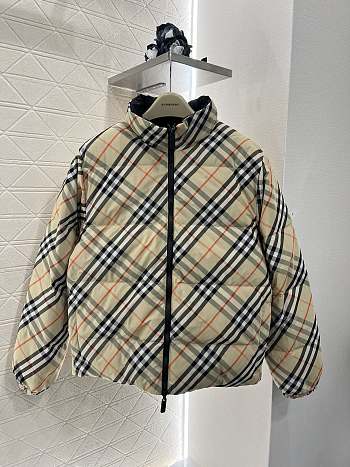 Burberry Hidden Hooded Reversible Down Jacket